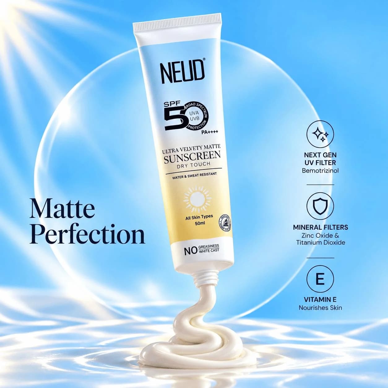 NEUD Ultra-Matte Sunscreen 50g