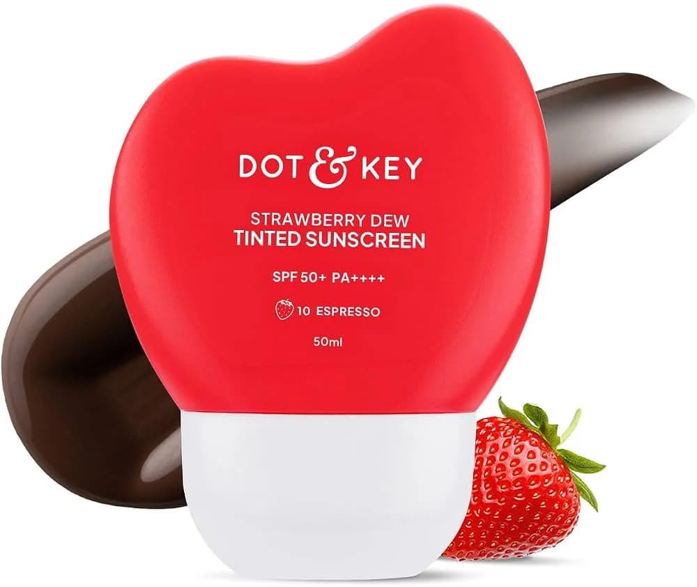 DOT & KEY Strawberry Dew Tinted Sunscreen SPF 50+ PA++++ – 10 Espresso (50 ml) - PR product view 1