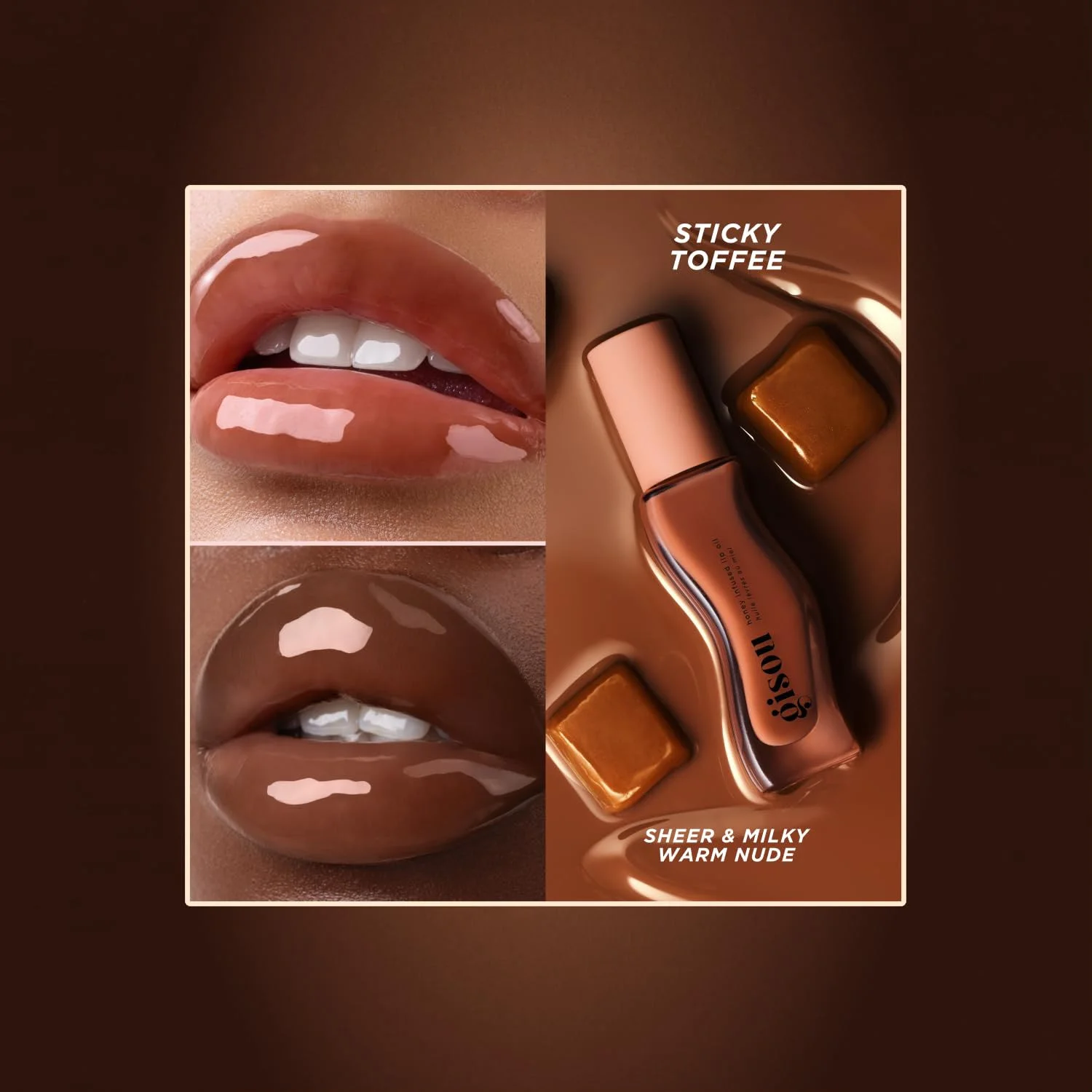 Gisou Honey Infused Lip Oil — Sticky Toffee - 8ml - PR product view 1