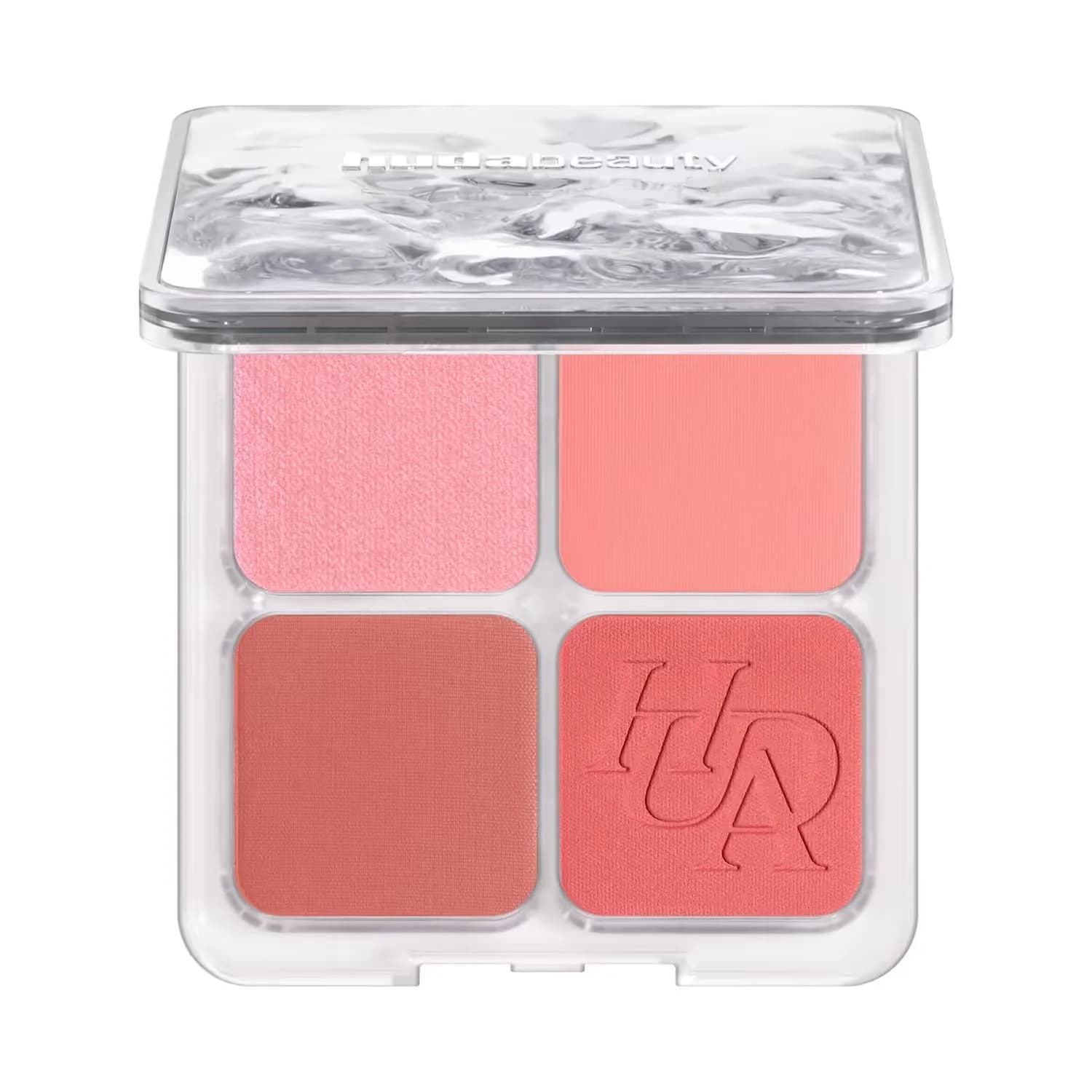Huda Beauty Cheeky Blush Quad Palette - Toasty Peach (approx. 10 g) - PR product view 1