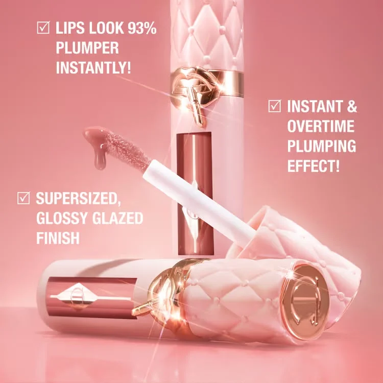 Charlotte Tilbury Pillow Talk Big Lip Plumpgasm Lip Gloss (Fair to Medium) (7ml)